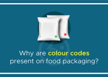 Why are colour codes present on food packaging?
