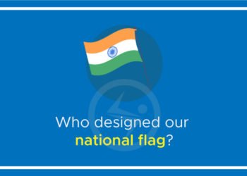 Who designed our national flag?