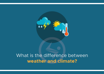 What is the difference between weather and climate?